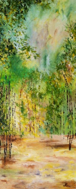 Painting titled "Eclats d'automne" by Mae, Original Artwork