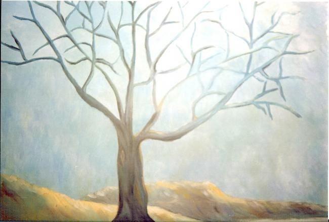 Peinture intitulée "arbre" par Maeri, Œuvre d'art originale