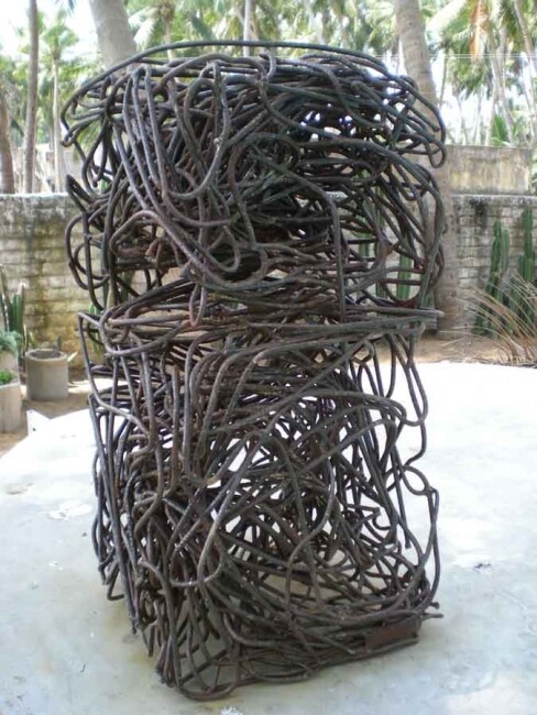 Sculpture titled "DISTORSION" by Mag Michel, Original Artwork