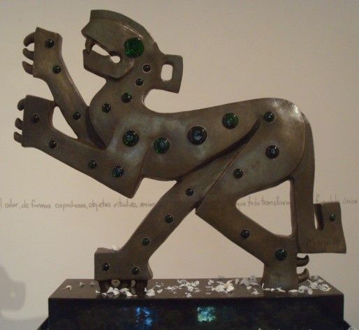 Sculpture titled "Serie Danza de Nahu…" by Maga, Original Artwork