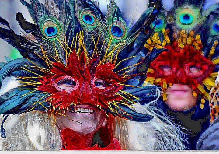 Fotografia zatytułowany „Carnaval de Venise…” autorstwa Balaya, Oryginalna praca, Manipulowana fotografia