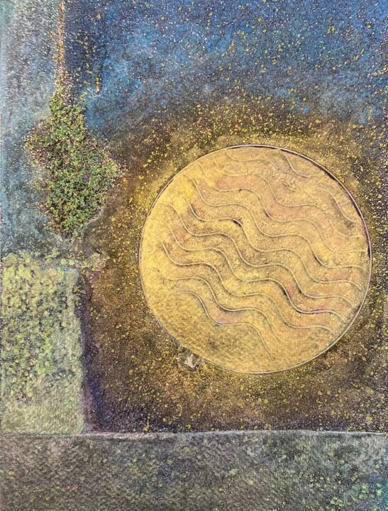 Peinture intitulée "Her(r)moune" par Marcelle Delacité, Œuvre d'art originale, Aquarelle