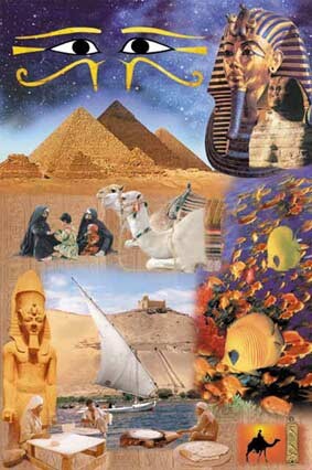 Digital Arts titled "Voyage_Egypte" by Magali Picardat, Original Artwork