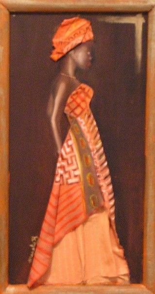Peinture intitulée "black_orange.JPG" par Magalieb, Œuvre d'art originale