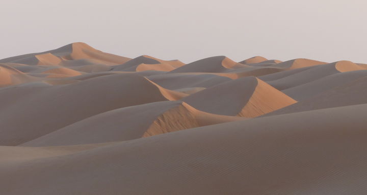 Photography titled "Dunes en Oman" by Pierre Magallon, Original Artwork