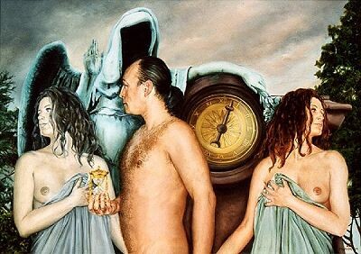 Peinture intitulée "It's Time For Me To…" par Magda Francot, Œuvre d'art originale, Huile