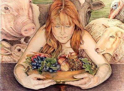 Peinture intitulée "The Vegetarian" par Magda Francot, Œuvre d'art originale, Huile