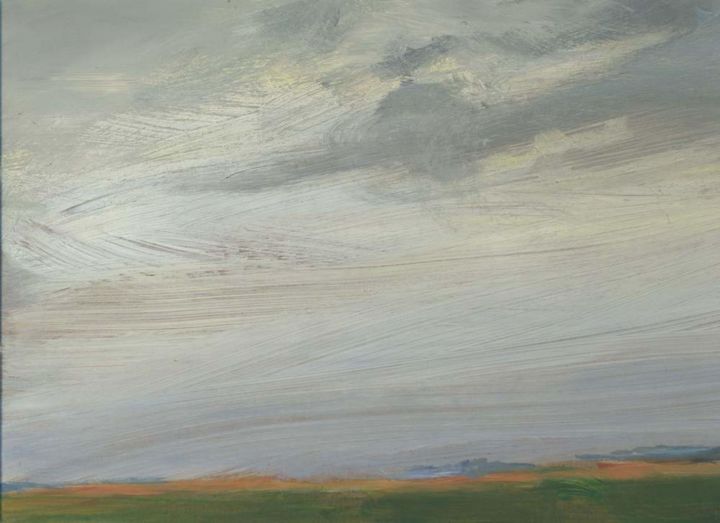 Painting titled "silvery" by Magdalena Gintowt-Juchniewicz, Original Art, Acrylic