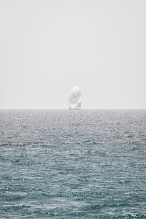 Φωτογραφία με τίτλο "Lonely sailing ship" από Magdalena Mienko, Αυθεντικά έργα τέχνης, Ψηφιακή φωτογραφία