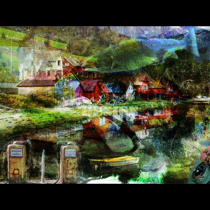 Digital Arts titled "Norvegia" by Magel, Original Artwork