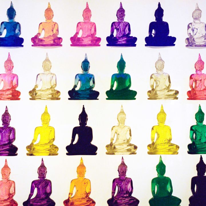 Fotografia intitolato "Buddha Collection" da Magelio Venturi, Opera d'arte originale,
