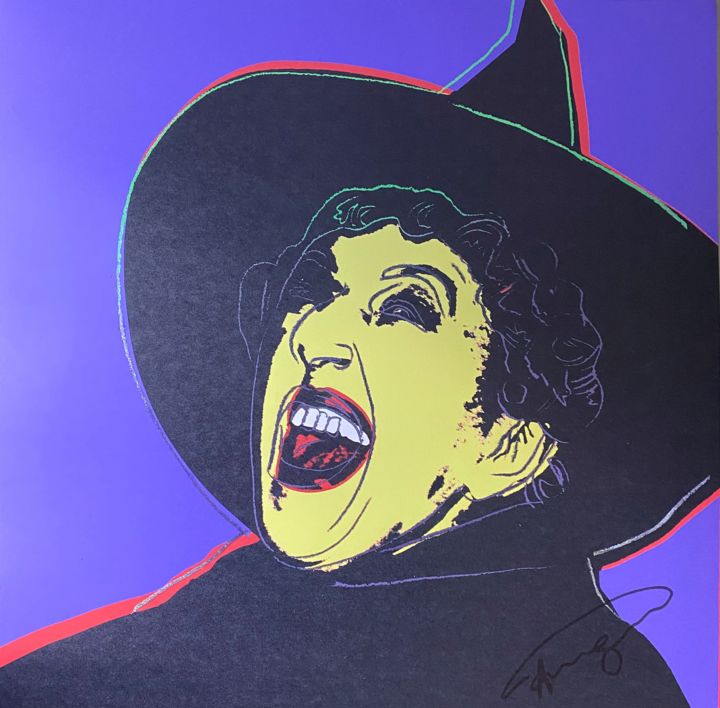 Printmaking titled "ANDY WARHOL HANDSIG…" by Margaret Wright, Original Art, Screenprinting