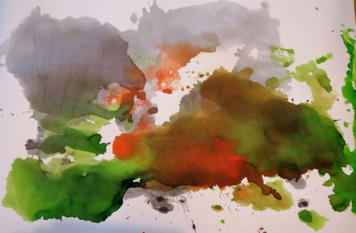 Peinture intitulée "Mon chat BALOU" par Magil, Œuvre d'art originale, Crayon