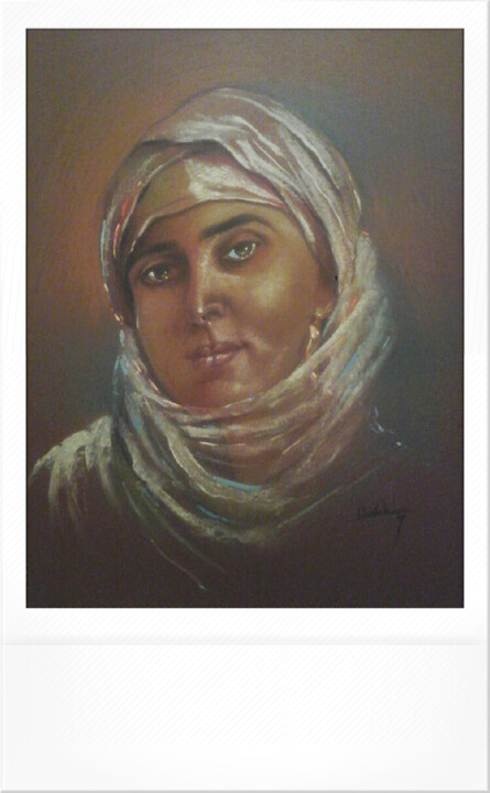 Peinture intitulée "image-01.png" par Mahmoud Bekkara, Œuvre d'art originale, Pastel