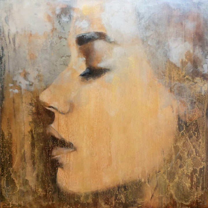 Painting titled "What your soul sing…" by Stéphanie Maillart, Original Artwork, Acrylic Mounted on Wood Stretcher frame