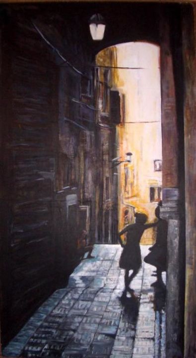 Painting titled "Italy" by Marco Maiorano, Original Artwork