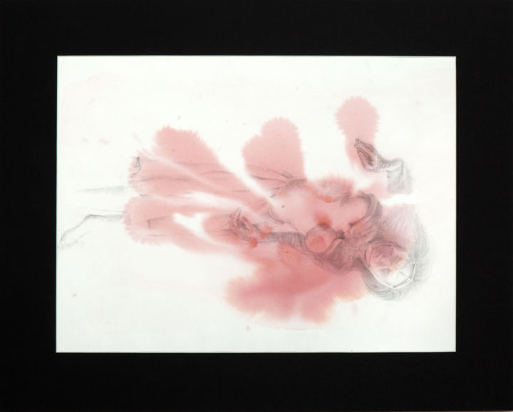 Рисунок под названием "Вверх" - Татьяна Майорова, Подлинное произведение искусства, Карандаш Установлен на картон