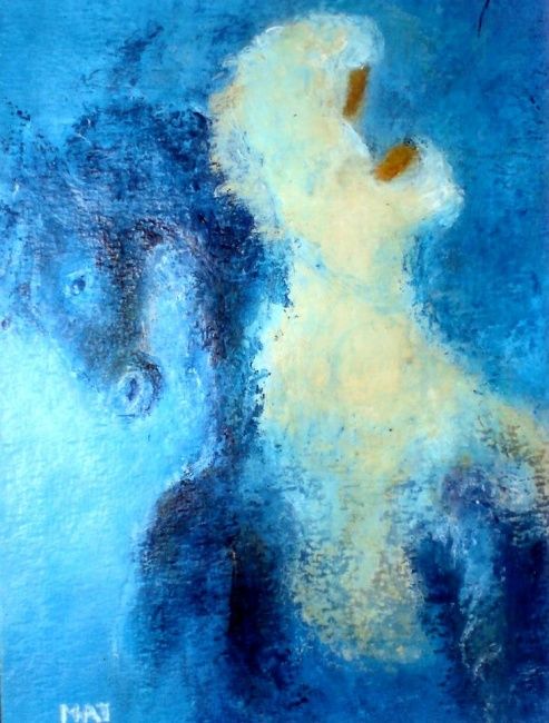 Painting titled "femme du sud" by Mai, Original Artwork, Other