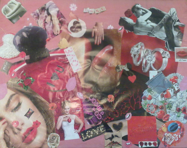 Arts numériques intitulée "Love" par Majandra Nirvana, Œuvre d'art originale, Collages