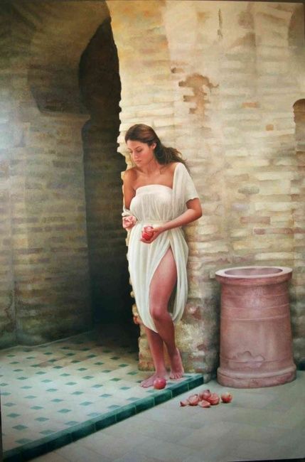 Pintura titulada "Remembering Granada…" por Maria Jose Aguilar Gutierrez, Obra de arte original,