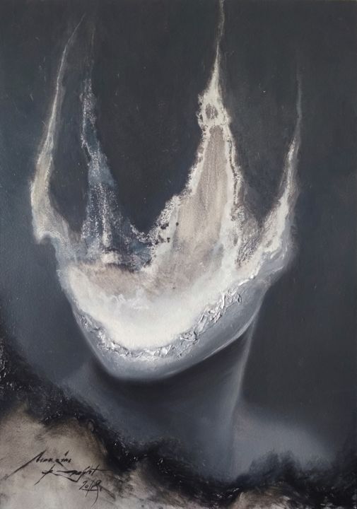 Peinture intitulée "Forgotten soul .5" par Maksim Krapht, Œuvre d'art originale, Huile