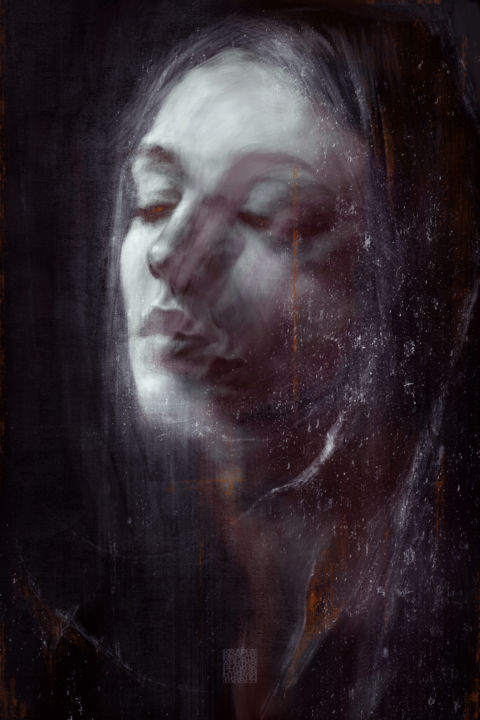Arts numériques intitulée "Connection Lost." par Maksim Krapht, Œuvre d'art originale, Peinture numérique