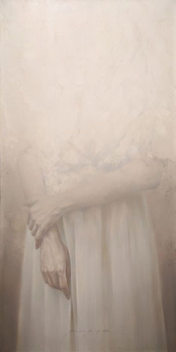 Картина под названием "Useless." - Maksim Krapht, Подлинное произведение искусства, Масло Установлен на Деревянная рама для…