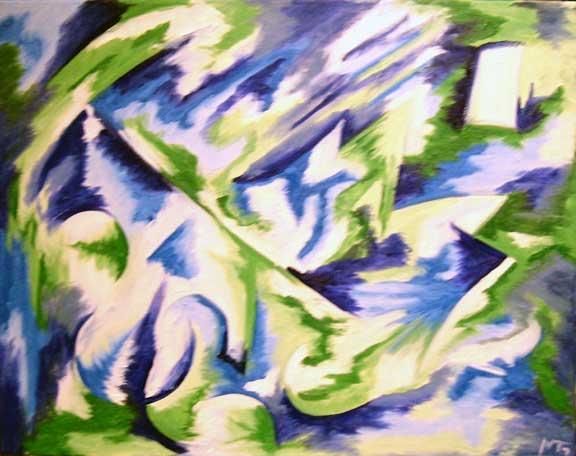 Painting titled "Unnamed" by Malcolm Gibson, Original Art,