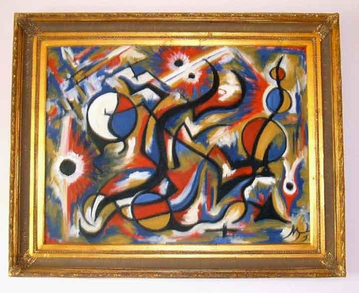 Painting titled "Concentration" by Malcolm Gibson, Original Art,