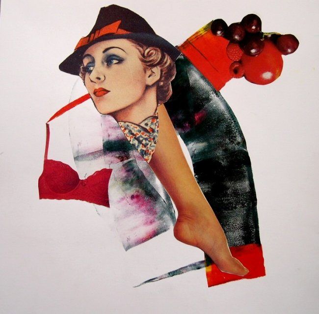 Malerei mit dem Titel "esas mujeres 14" von Maria Elena Etchepare, Original-Kunstwerk, Öl