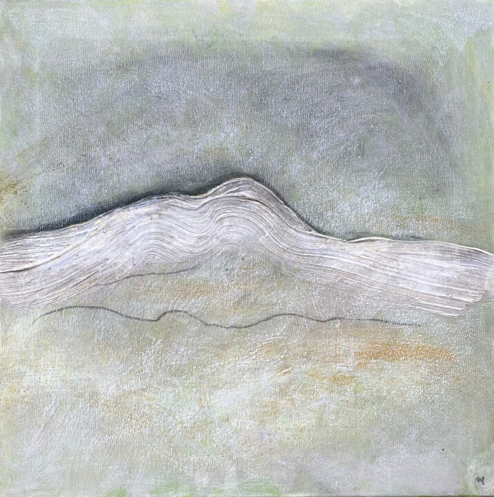 Malarstwo zatytułowany „Akt na falach 2” autorstwa Malina Wieczorek, Oryginalna praca, Akryl