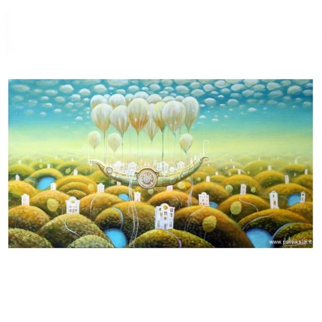 Pintura titulada "Dream" por Modestas Malinauskas, Obra de arte original, Oleo