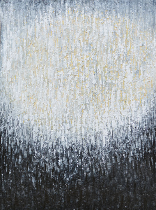 Malerei mit dem Titel "Light in the Darkne…" von Malinga Kumarasinghe, Original-Kunstwerk, Acryl Auf Keilrahmen aus Holz mon…