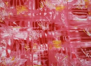 Painting titled "Pink" by Sylvie Ferrini, Original Artwork