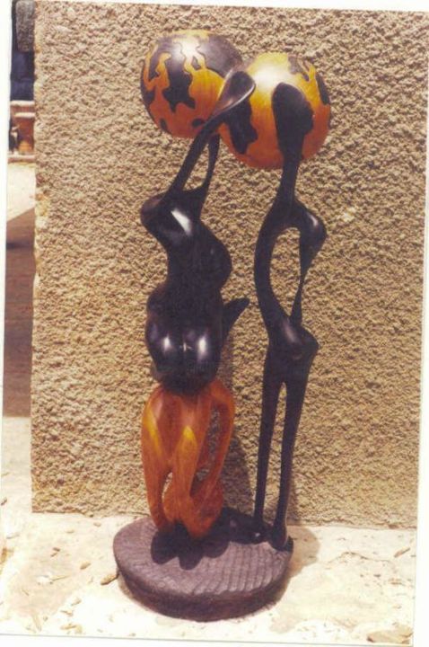 Sculpture titled "DANCE" by Mamadou Seye, Original Artwork