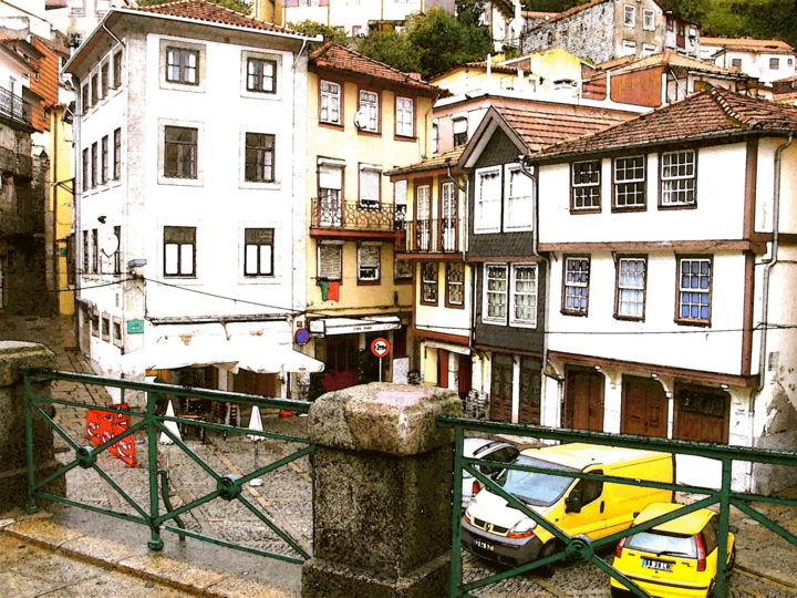 Fotografia intitulada "Ribeira" por Amamede, Obras de arte originais