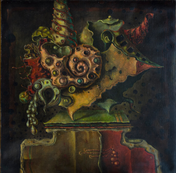 Painting titled "Toreador's Trophy" by Mandy Sand, Original Artwork, Oil