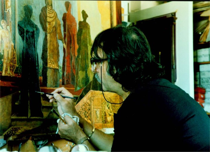 Photographie intitulée "Painting The Song o…" par Mandy Sand, Œuvre d'art originale,