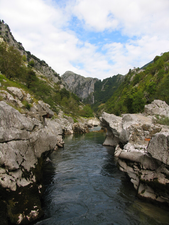 Photography titled "Nicht die Alpen" by Manfred Hoppe, Original Artwork