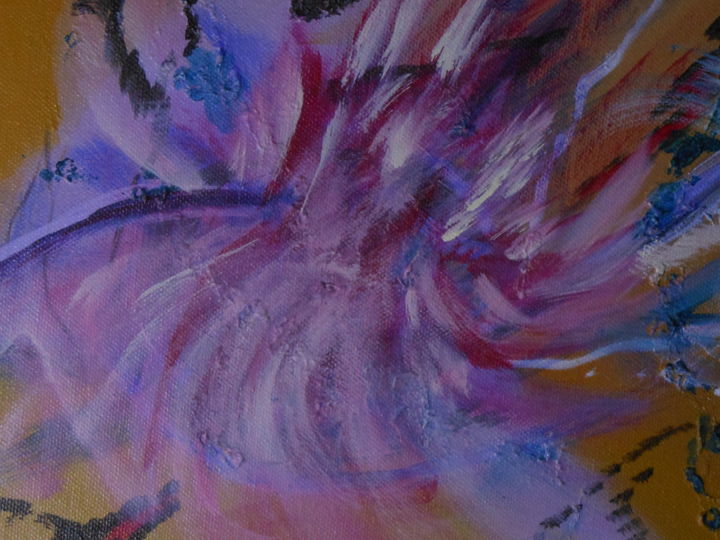 Painting titled "Energie" by Manfred Ruehrich, Original Artwork, Acrylic