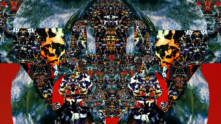 Arts numériques intitulée "Tibet - 2 (Monaci)" par Mangani', Œuvre d'art originale
