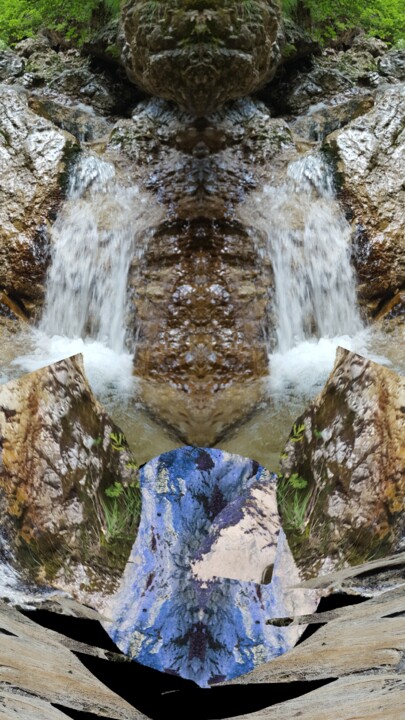 Digital Arts titled "Fonte di Shiva - 2" by Mangani', Original Artwork, Photo Montage