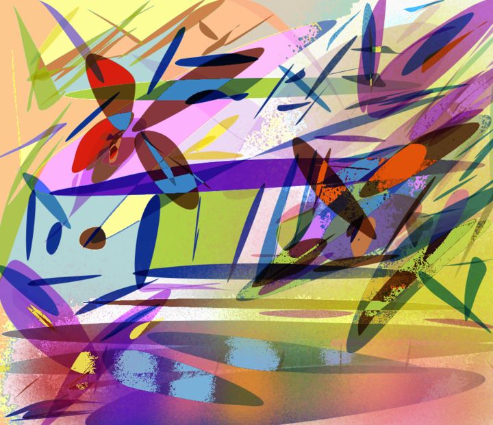 Цифровое искусство под названием "Мир КРАСОК" - Евгений, Подлинное произведение искусства, Цифровая живопись