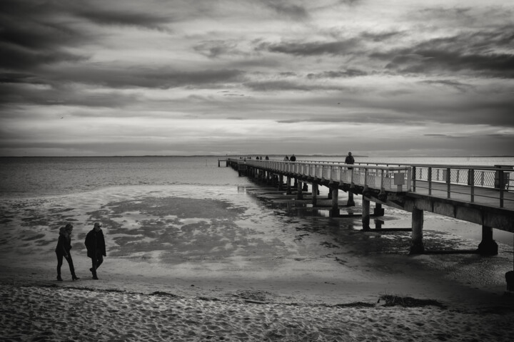 Photographie intitulée "La jetée" par Jean-François Mansencal, Œuvre d'art originale, Photographie numérique