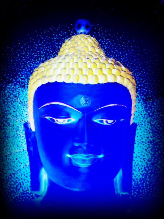 Digital Arts titled "buddha.jpg" by Manjunath Beleri, Original Artwork, Digital Painting