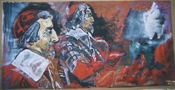 Painting titled "Richelieu" by Manoeuvres Multiples, Original Artwork