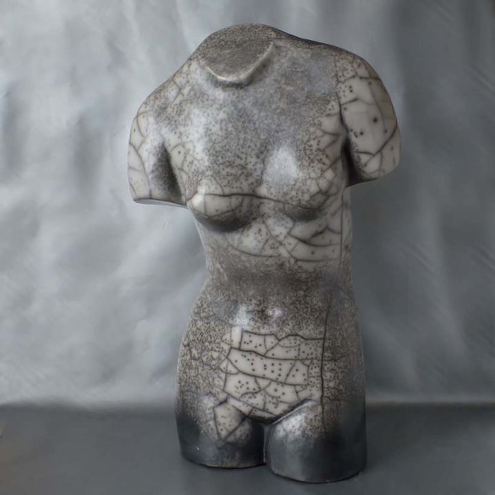 Sculpture titled "nude" by Manuel Calvo, Original Artwork, Ceramics