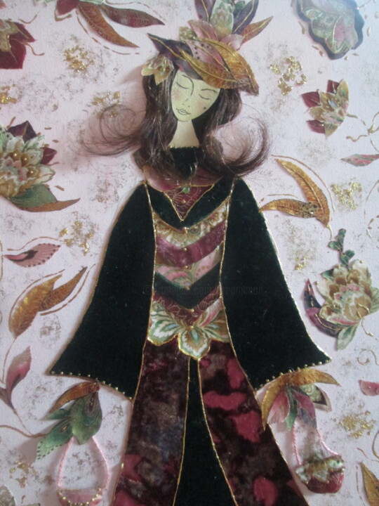 Art textile intitulée "MARGOT" par Manon, Œuvre d'art originale, Tissu