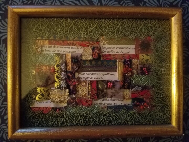 Art textile intitulée "ALORS NOUS DANSERON…" par Manon, Œuvre d'art originale, Tissu