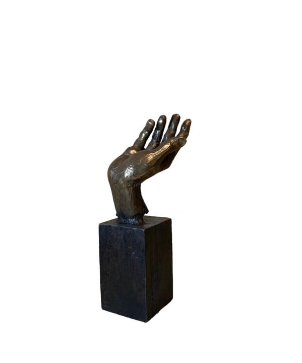 Skulptur mit dem Titel "Petite Main" von Manoyan, Original-Kunstwerk, Bronze